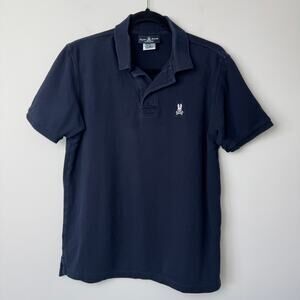 Psycho Bunny Navy Blue Polo Shirt Size 5 - Medium